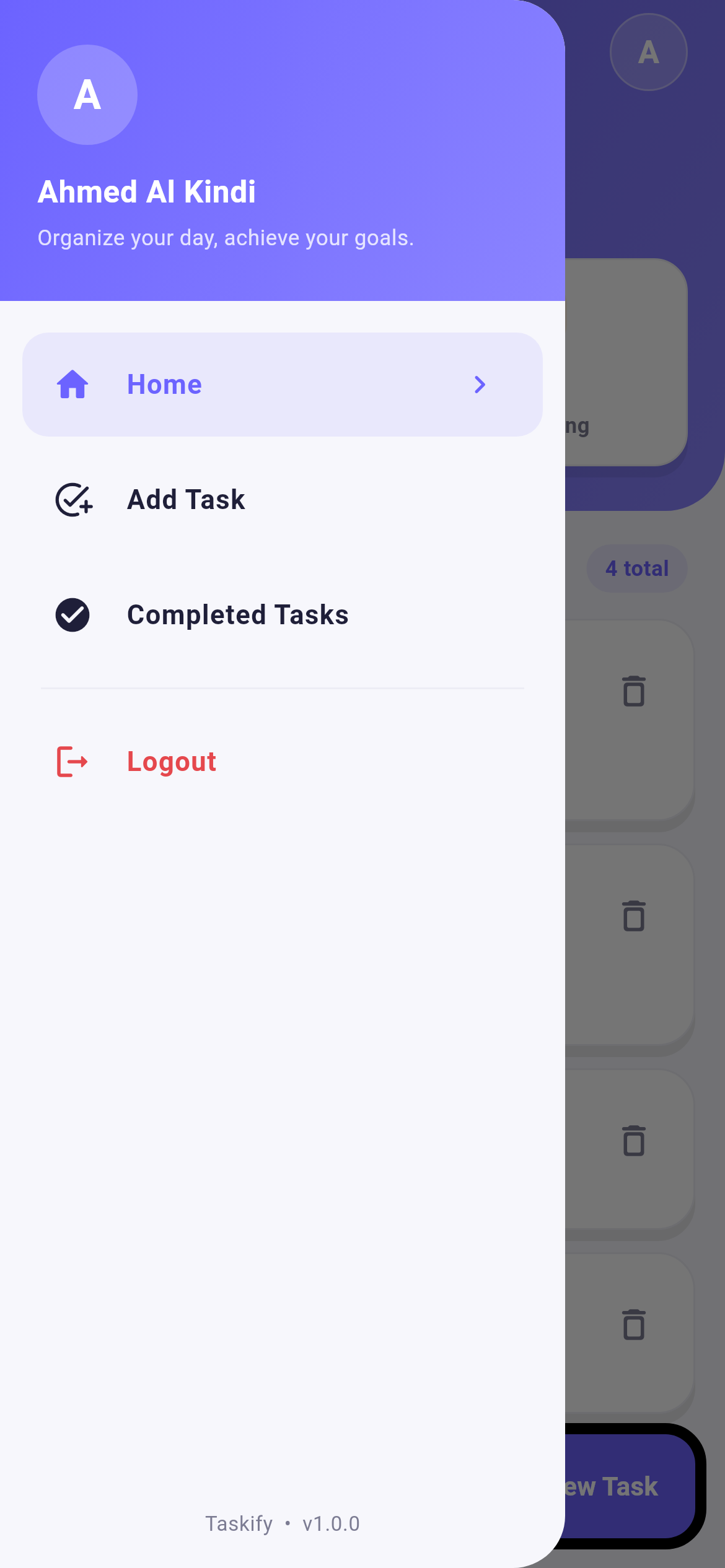 Navigation drawer
